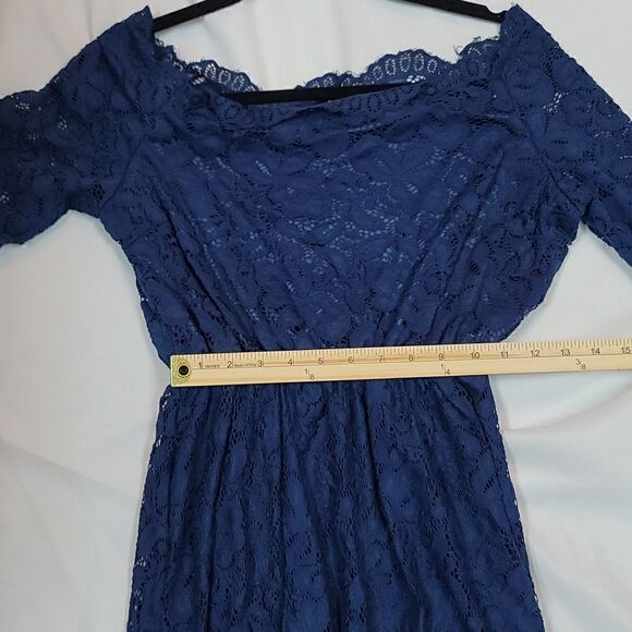 Beautiful Blue Lace Dress!  - Picture 6 of 7